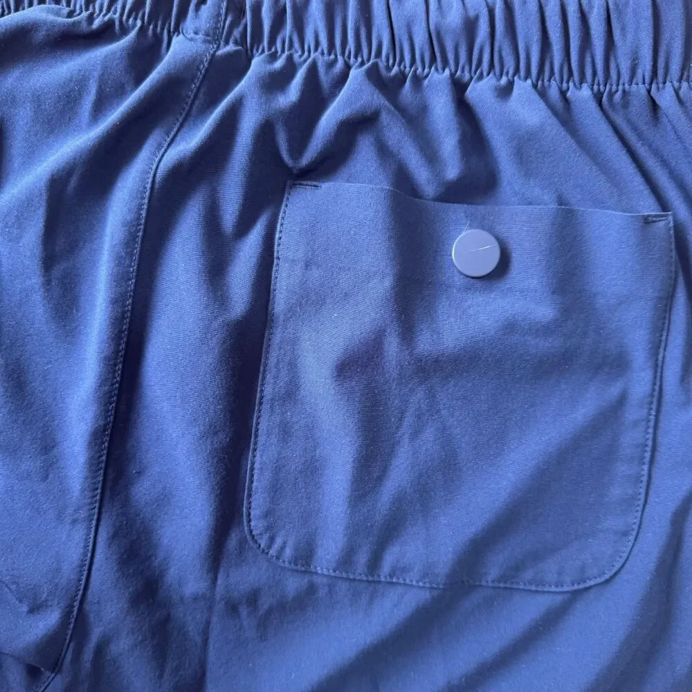 Athleta Girl Navy Blue Run Free Cargo Joggers Size 14 XL
